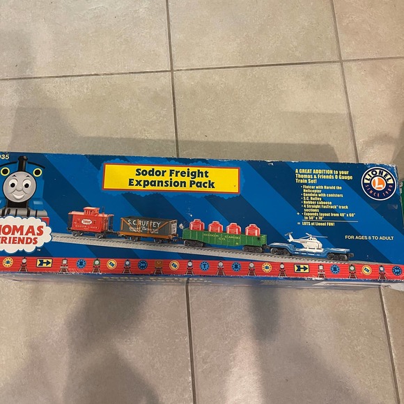 Lionel Thomas & Friends Sodar Freight Expansion Pack 10" Straight Track Track - Picture 5 of 5